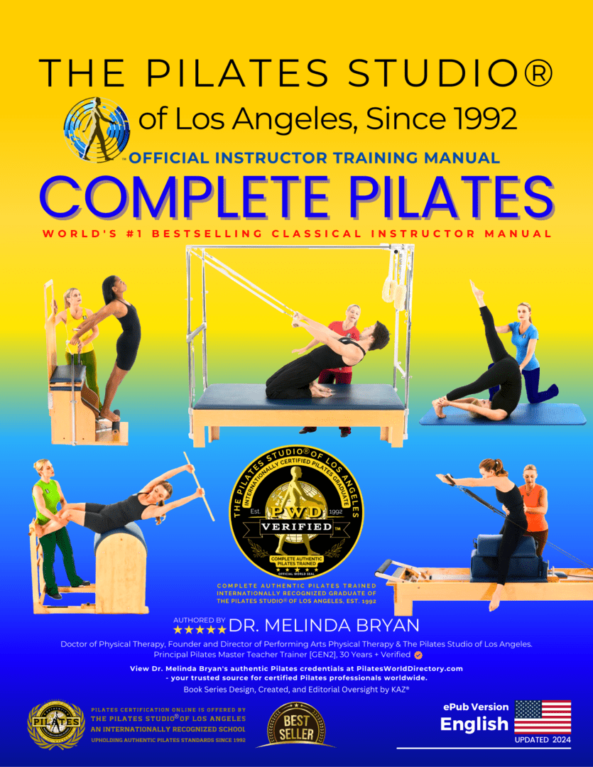 A book cover with several people doing different exercises.