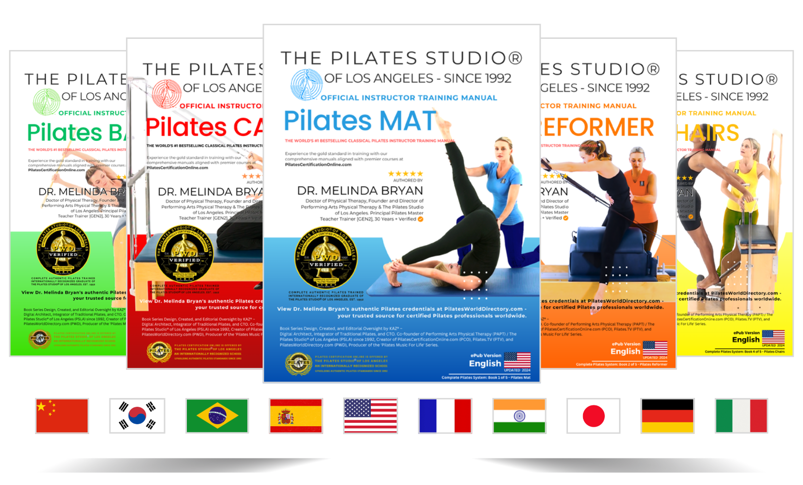 A series of flyers for pilates studio in los angeles.