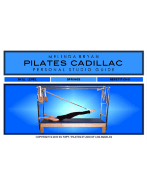 Pilates CADILLAC Personal Studio Guide