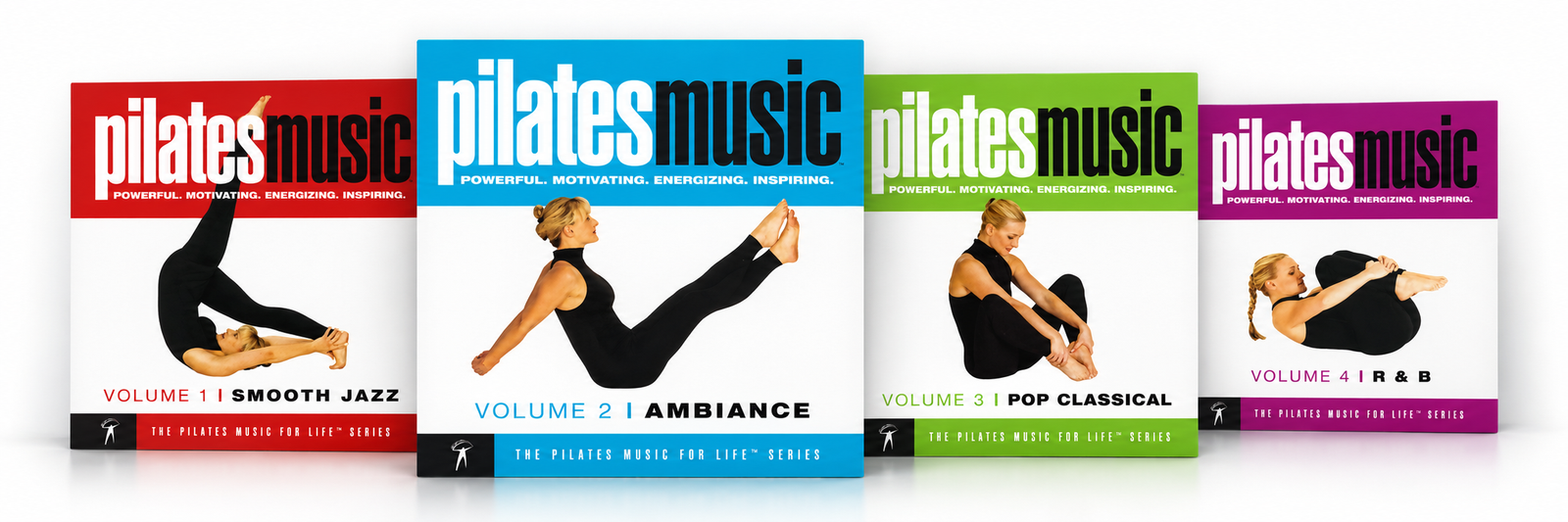 Pilates Music for Life Series four-CD set by The Uptown Maestros — original music composed for Pilates sessions